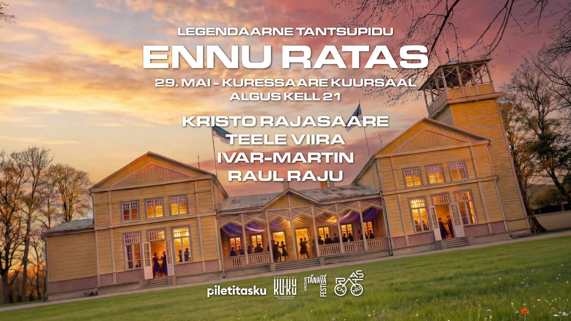 Ennu Ratas  pidu Kuressaare Kuursaalis